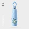 New Macaron Color Five-Fold Ultra-Light Sun Protection Compact Mini Umbrella with Buckle Handle
