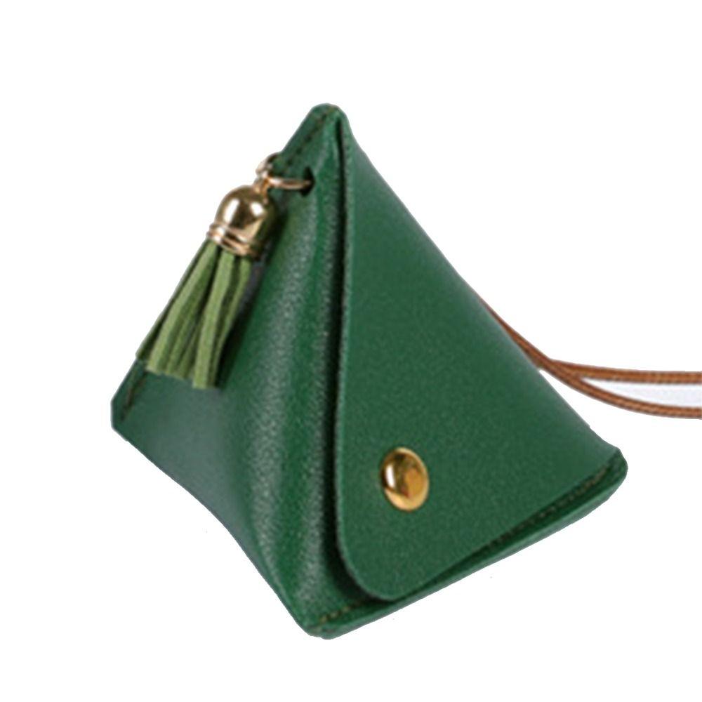 

Storage Bag Wedding Women Change Wallet PU Coin Purse Lipstick Cosmetic Bag Triangle Storage Bag