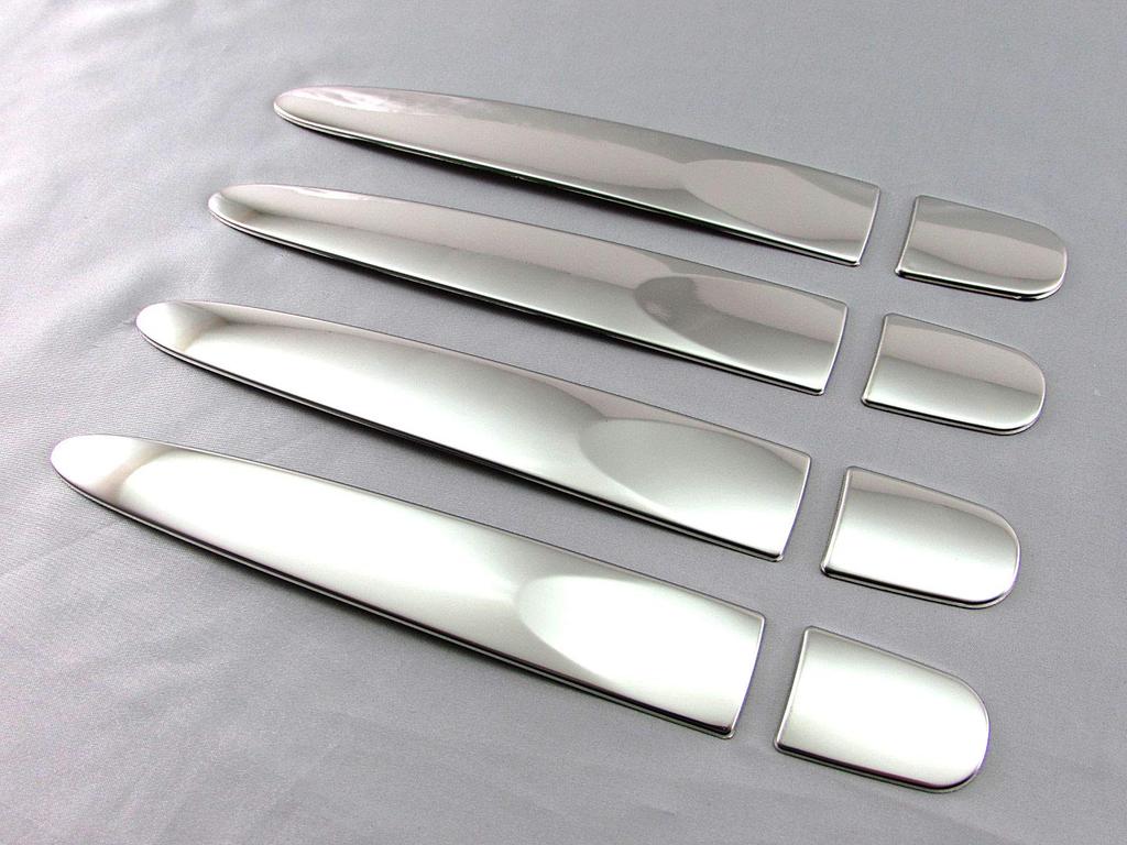 BRIGHTZ Mira Finish Stainless Steel Door Handle Half Cover Type Compatible with LA 310 Mira eS (LA300S, LA310S) Ultra-Mirror Cover,