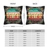 Papy homme légende humour grand père idée cadeau Pillow Cover  Fashion Pillow Case For Sofa Home Decoration Soft Pillowcases