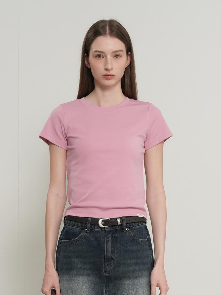 GENERALIDEA Soft Slim Fit T-Shirt [Pink] / Wbe3L01503