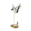 Crane Statue Animal Sculpture Ornament,Decorative,Crane Bird Figurine for Balcony Yard Indoor