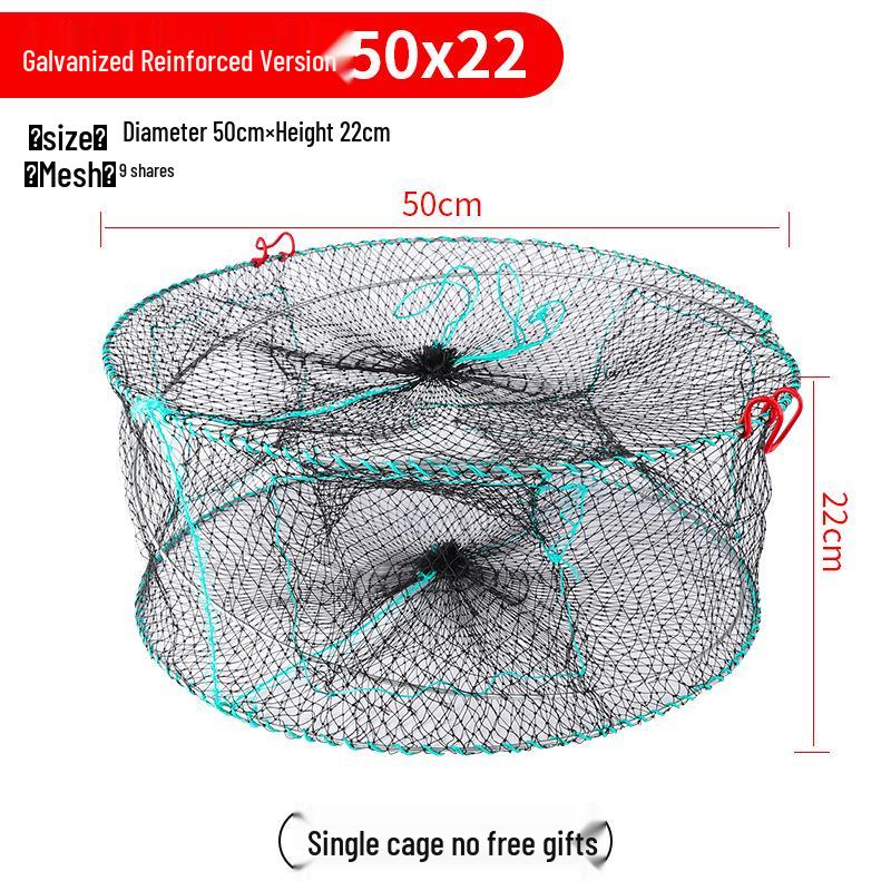 

Утолщенная складная круглая крабовая ловушка с утяжеленной пружиной для использования на море