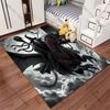 Wizard riding dark fiery dragon carpet Yoga living room room decor children's crawling mat doormat area rug games mat