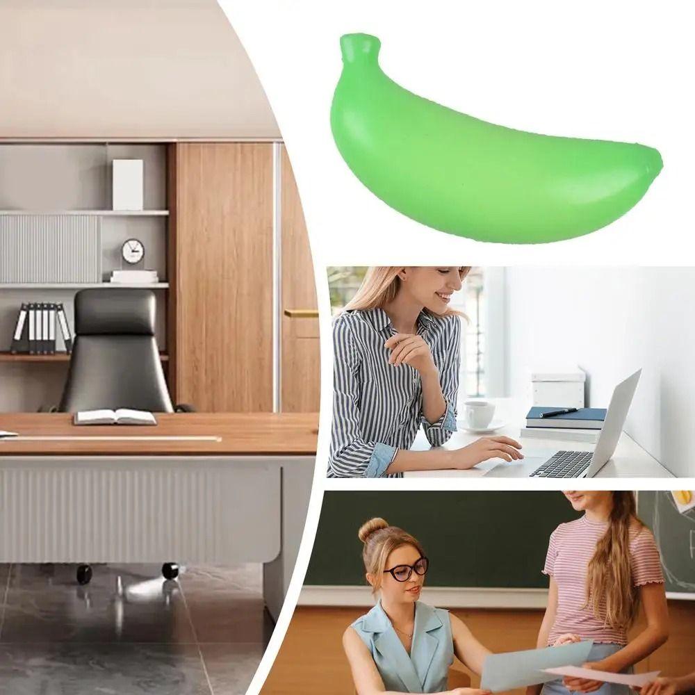 Temperature Variation Banana Squeeze Toy Slow Rebound Mango Pinch Toy Interesting   Practical Jokes