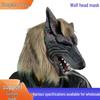 Realistische lustige Werwolf-Kopfmaske für Halloween-Horrorkostüm & Party-Requisite