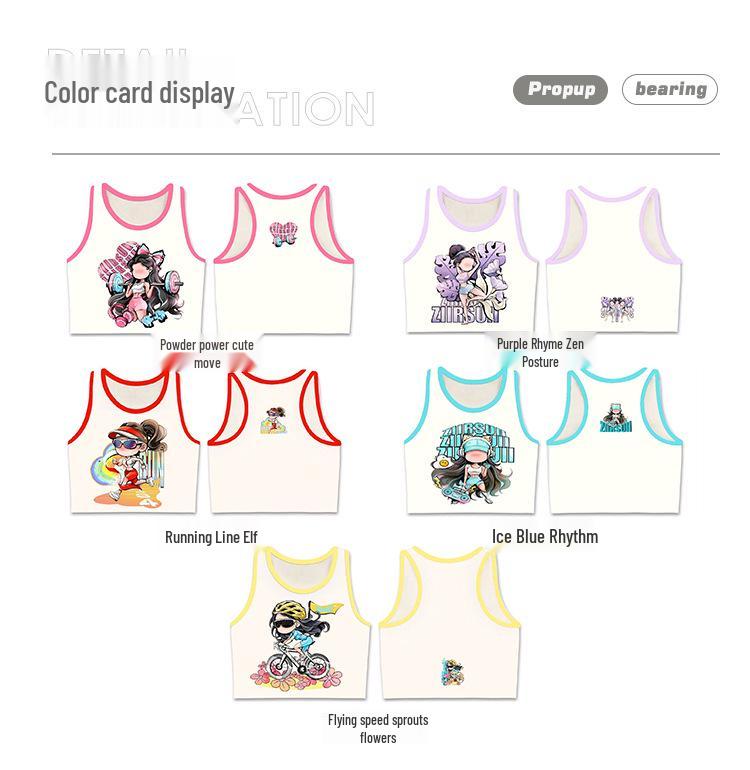 Spicy Cartoon Print Yoga Tank Top - Summer 2025