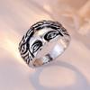 Vintage-Ring mit religiösem Glauben, Jesus-Kopf, für Männer und Frauen, Retro-Fingerringe, Bänder, Modeschmuck, Geschenk