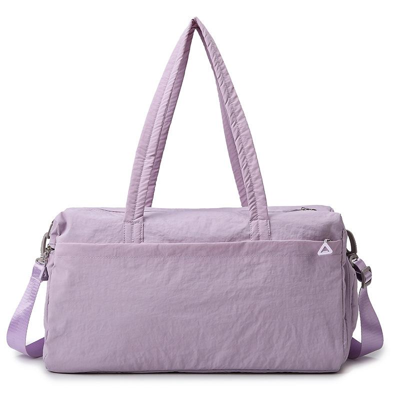 

Фитнес-сумка Дорожная сумка Большой вместимости Тренировочная сумка Женская сумка для йоги и плавания с отделением для обуви фиолетовый
