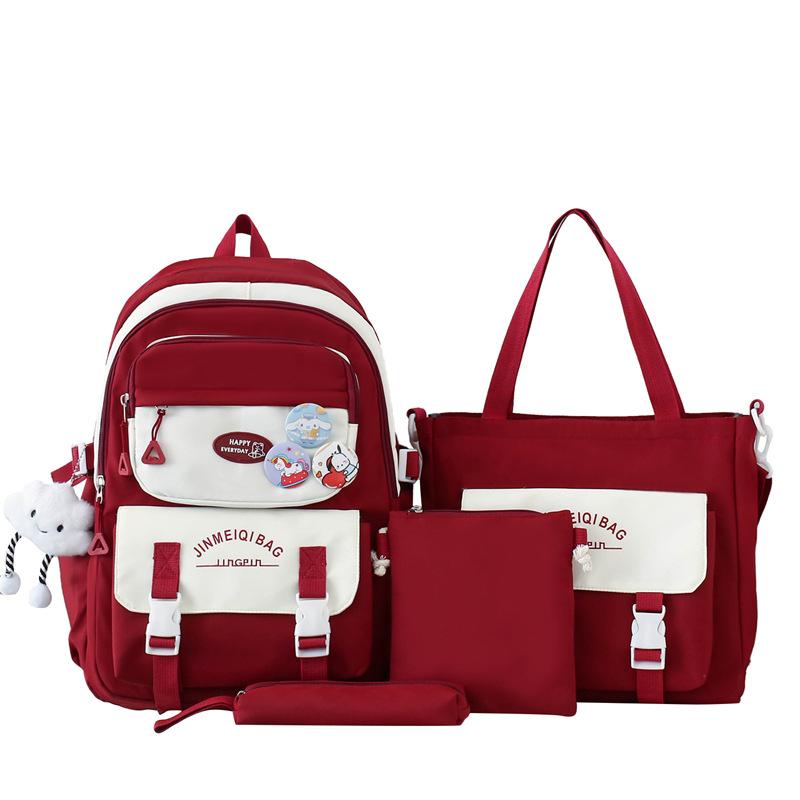 

Рюкзак большой вместимости для снижения нагрузки и защиты позвоночника и универсальный рюкзак с высокой внешней привлекательностью Set