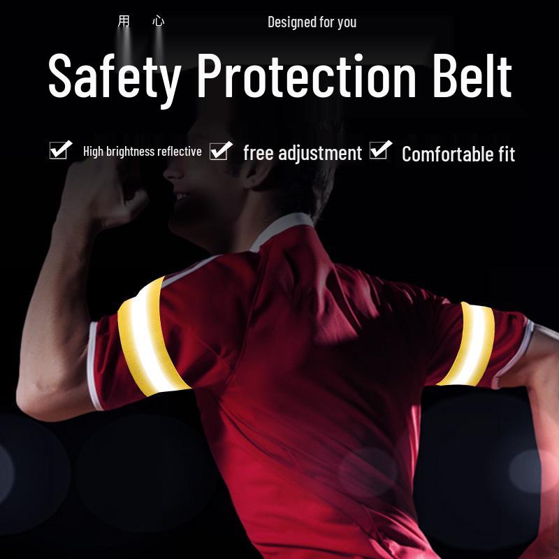 High-Visibility Reflective Elastic Band for Night Running & Cycling