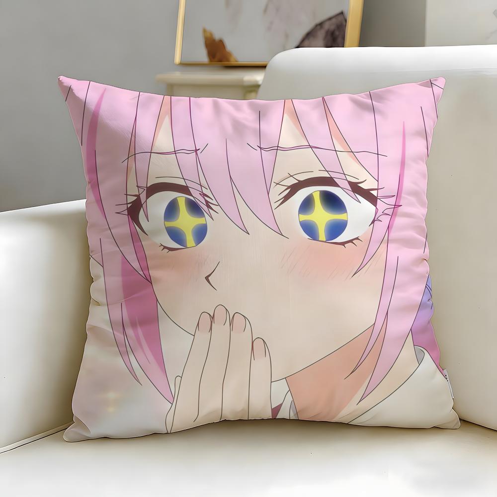 

anime Shikimoris Not Just a Cutie Cushion Cover Soft EasyWash Pillow Case Versatile for Couch Bed Travel and Office 30X30cm