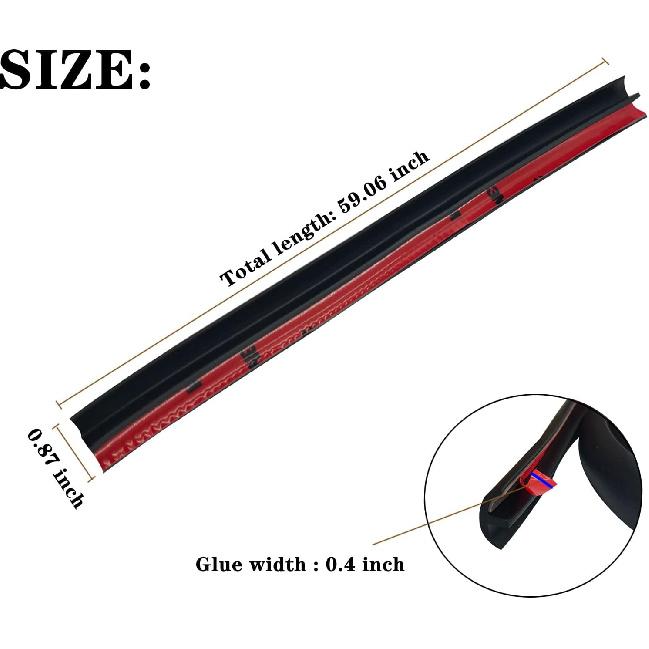 Hard Top Roof Rubber Seal, Freedom Panel Seal Kit For 2007-2025 Jeep Wrangler JK JKU JL JLU & Gladiator JT, Waterproof Dustproof, Noise Reduction,