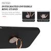 Matte Shell for iPhone 13 Pro Max 6.7 Inch TPU Cover Mobile Phone Case with Ring Kickstand
