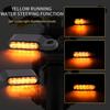Rich Choices Handlebar LED Turn Signals Mini Motorcycle Blinkers Front Running Light Universal Compatible with Harley Sportster Dyna Honda Shadow