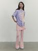 KIRSH Wrap Layered Skirt Pants [Salmon]