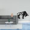 Resin Figurine Mother Bull Statue Collectible Sculpture Ornament for Birthday Gift Tabletop