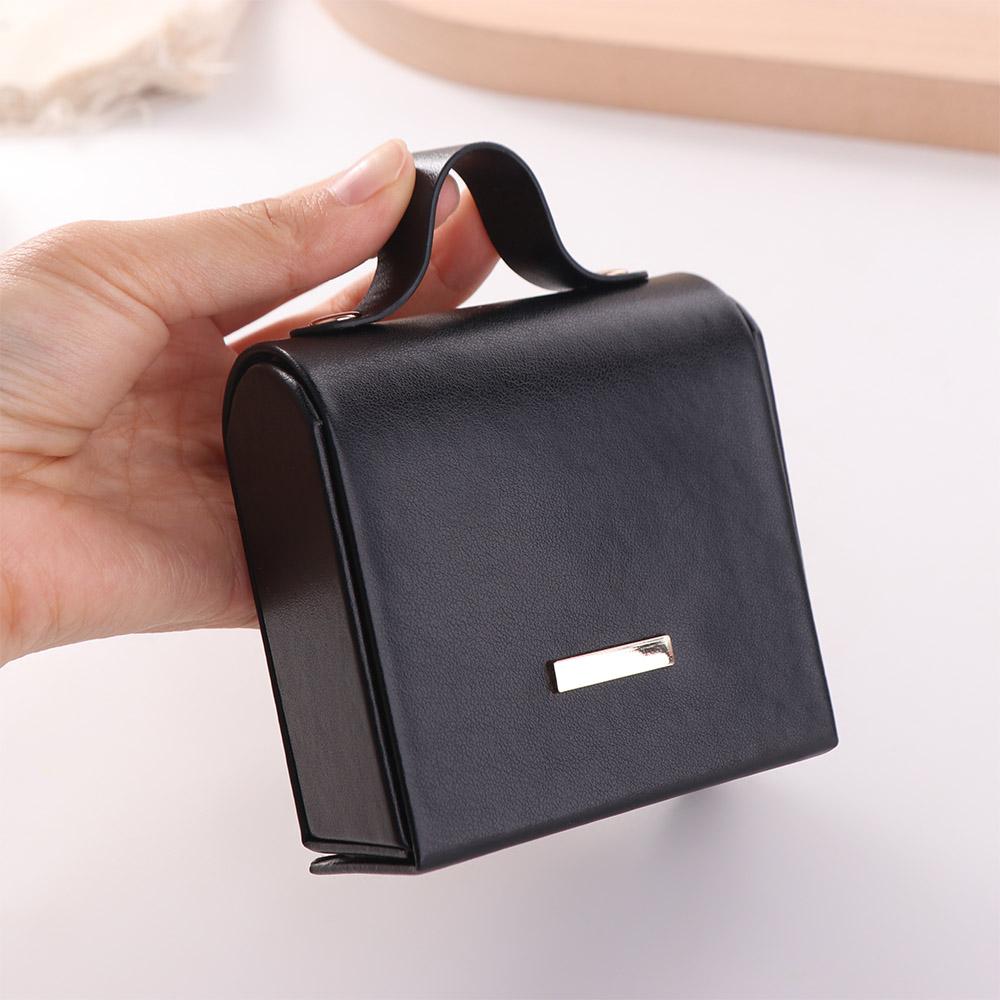 PU Leather Jewelry Packing Bag Hand-Held Jewelry Display Box Fashion Earrings Storage Case Gift