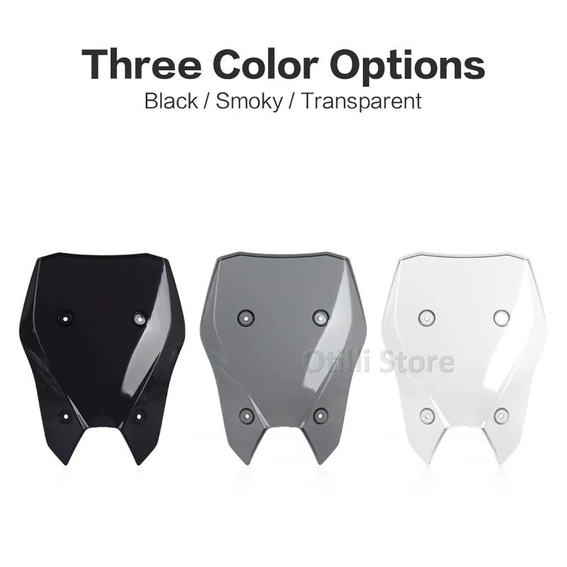Z900 Motorcycle Acrylic Windshield WindScreen Smoke Black Transparent Screen Accessories For Kawasaki Z900 SE Z 900 2025
