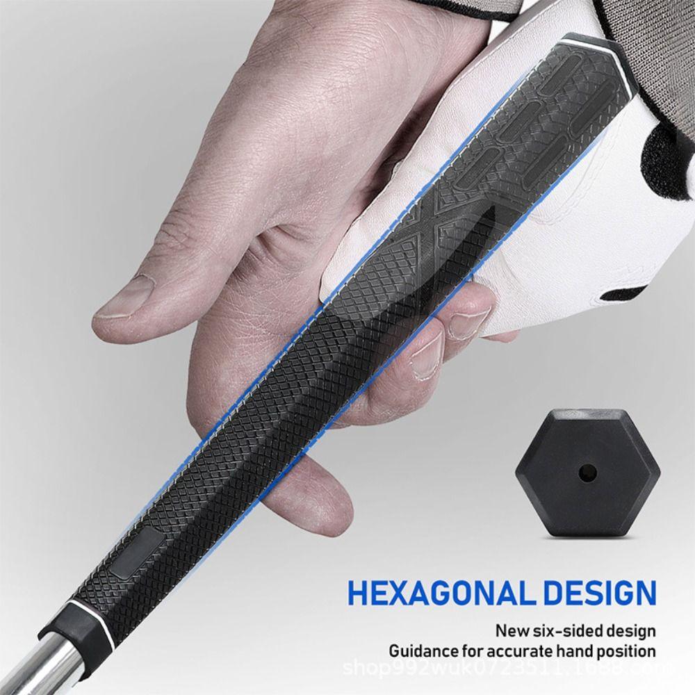 Hexagon Design Golf Club Cover Elastic Rubber Sleeve Premium Golf Club Grip Universal