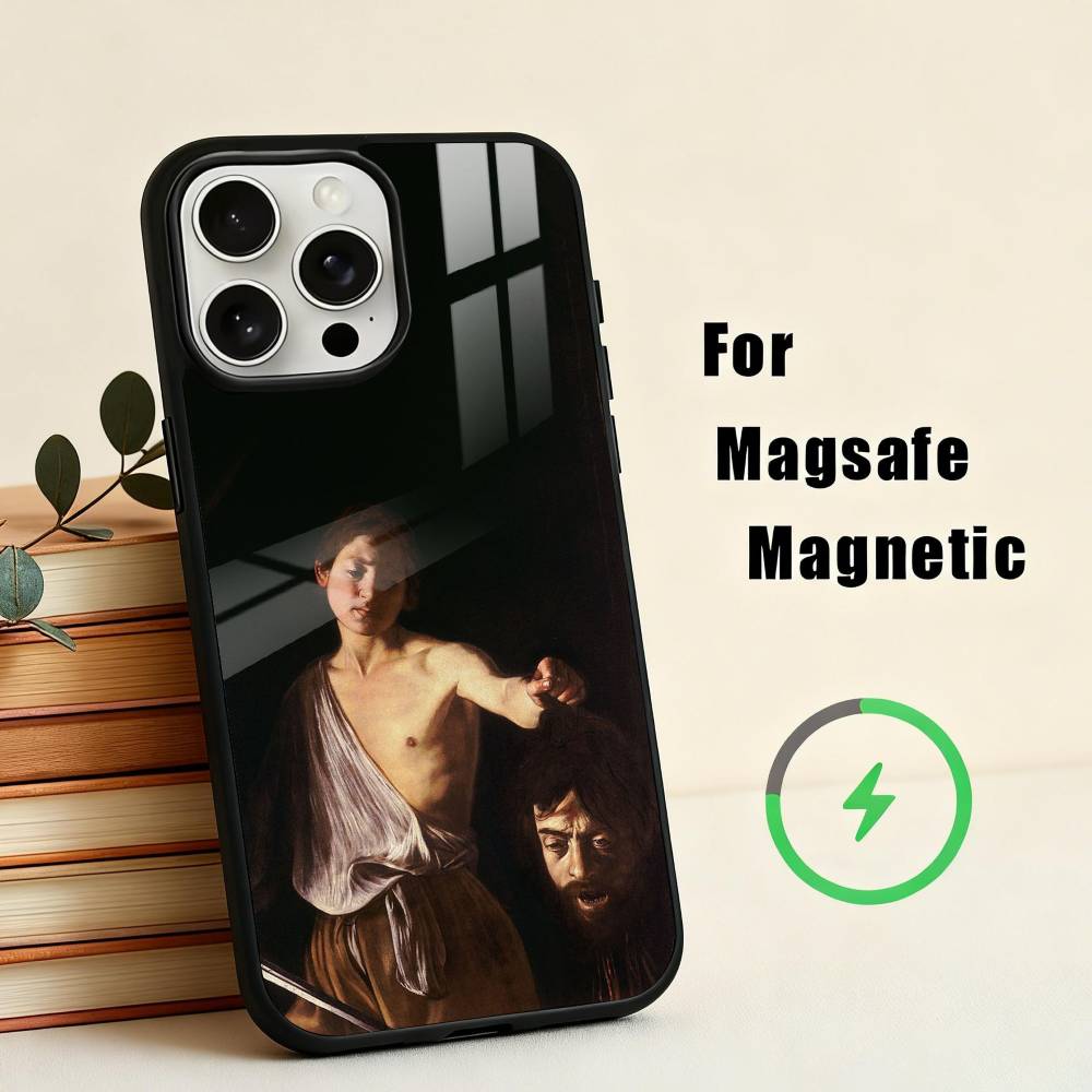 C-Caravaggio-O P-Painting-G Phone Case For iPhone 17,16,15,14,13,12,Plus,Pro,Max for Magsafe Magnetic Wireless Charging