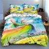 Colorful, whimsical, scenic. Bedding Duvet cover sets Duvet covers Pillowcases gifts (1 * Duvet Cover 2 * Pillowcases, without duvet insert)