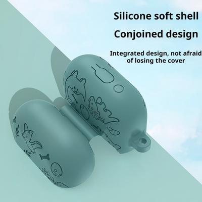 Silicone Headphone Protective Cover Shockproof Impact Resistant Seamless Fit Simple Installation Protective Cover for SamsungGalaxy Buds 3/3pro