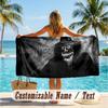 Custom Text Beach Towel, Soft Absorbent Swimming Multi-use TowelThe Babadook