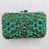 15 Colors Women Diamond Evening Bag Gold/Champagne Crystal Wedding Prom Clutches Cocktail Dinner Clutch Formal Rhinestone Bags
