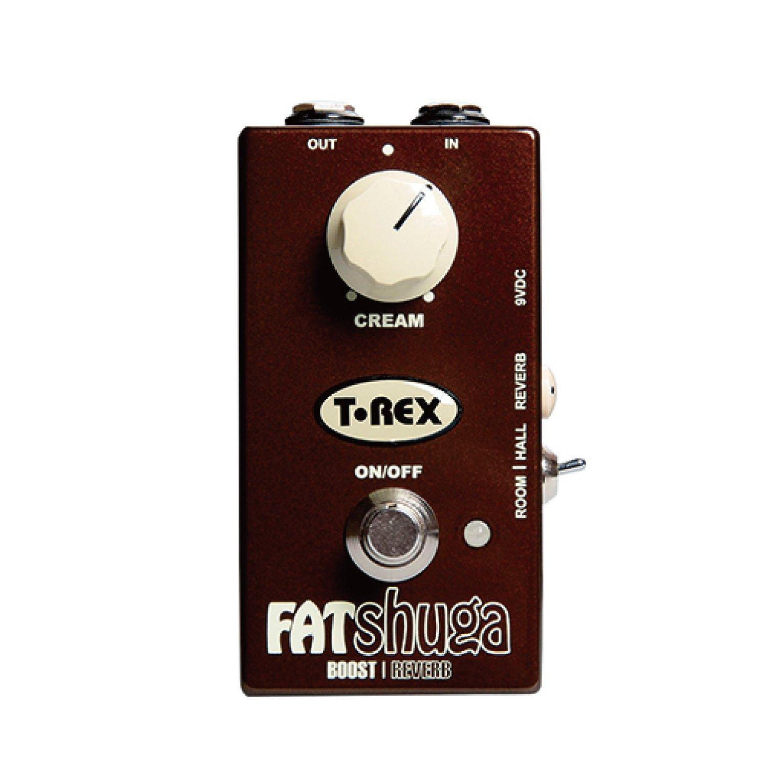 

T-REX Guitar BoostReverb Effects Pedal FAT SHUGA