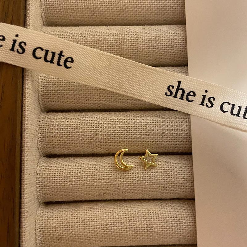 Gold Color Silver Plated Mini Butterfly Heart Stud Earrings For Women Cartilage Helix Tragus Piercing Jewelry Gift