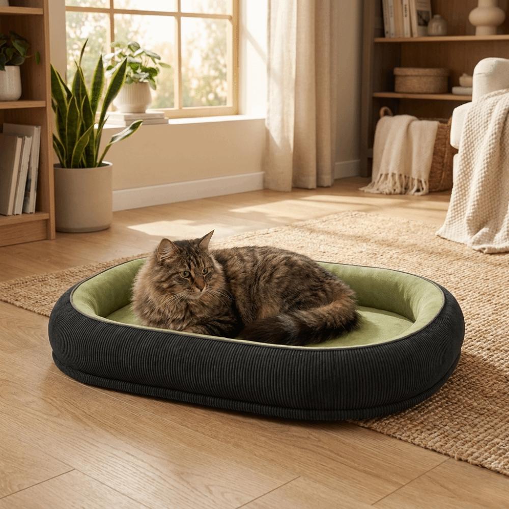 Soft Warm Runway Shape Pet Bed Comfortable Puppy Nest Universal Pet Sofa Bed Household Pet