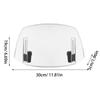 Universal Motorcycle Windshield Extension Adjustable Spoiler Clamp-On Windscreen Deflector Front Accessories Modification