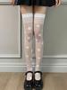 Sexy Thin Jk Knee Socks Spring And Summer Stockings Women'S Socks Korean Big Polka Dot Jacquard Socks Factory Stockings