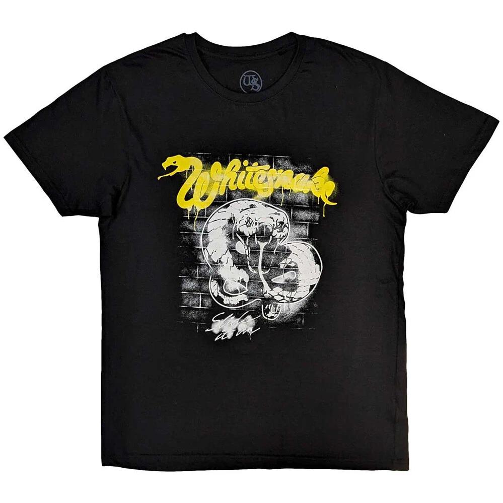Whitesnake - Graffiti - Black t-shirt S