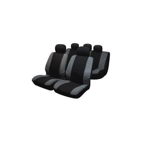 Housses Pour Sièges Avant - Sakura - Neo - Noire/Argent - Nylon - Lavable En Machine