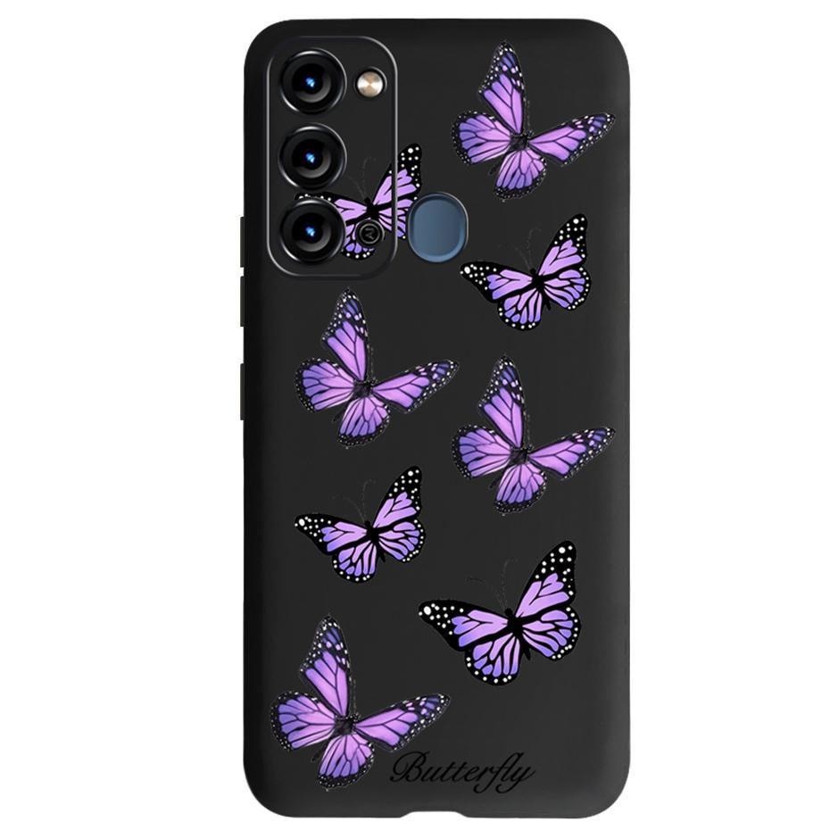 For ITEL Vision 3 Case Fashion Cat Sunflower Phone Cases For Itel S17 S 17 S661W Soft TPU Black Silicone Cover Vision3 Bumper