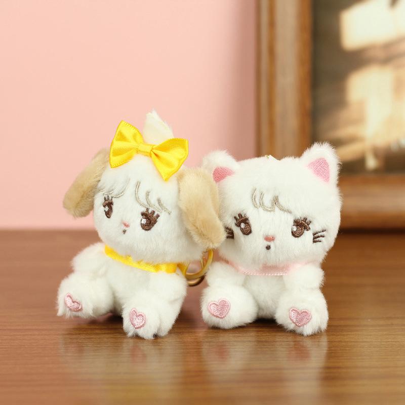 Plush Doll Pendant Keychain Small Doll Cute Animal Toy Jewelry Backpack Pendant Gift