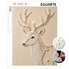 Pearl Art Painting Home Wall Decor Elegant Deer Pearl Gemstone Painting Picture Crafts Adult/Beginner Gift Creative Home Decor Unframed Wall Art