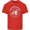 Flat Earth Society Members Around the Globe Unisexs Light Cotton TShirt