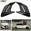 2pcs Black Car Decorative Side Vent Air Flow Fender Intake  Sticker Decor