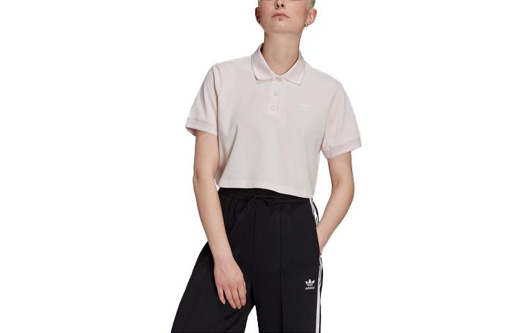 Adidas Originals Polo Shirt Women s Pearl Crystal Purple H56470 32