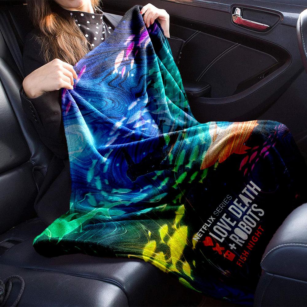Love Death Robots Blanket, High quality Comfortable for All Seasons, Home Decor, Warmth and Comfort