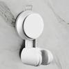 Portable Sturdy ABS Suction Shower Sprayer Holders Bathroom Accessory for Easy Installation in Bathroom Setting