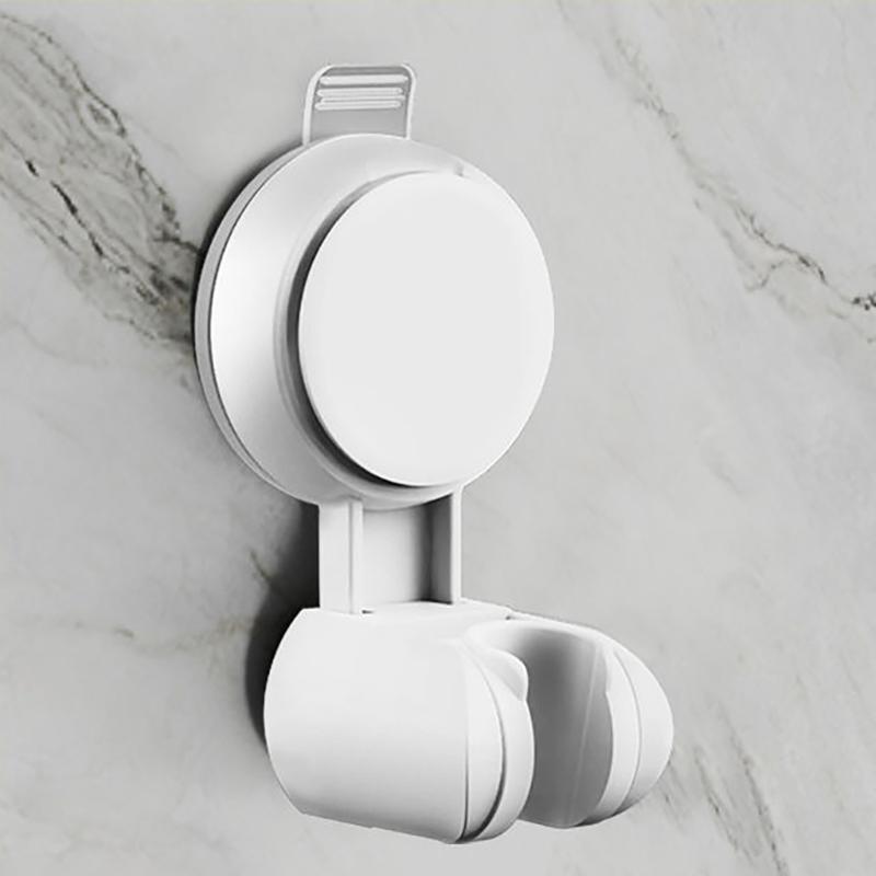 Portable Sturdy ABS Suction Shower Sprayer Holders Bathroom Accessory for Easy Installation in Bathroom Setting