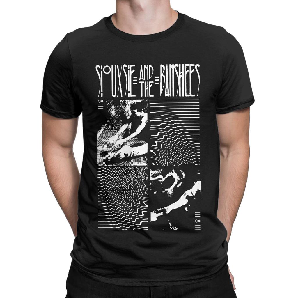 Siouxsie and the Banshees Art T-Shirt Men Funny Cotton Tee Shirt Round Collar Short Sleeve T Shirt Graphic Clothes