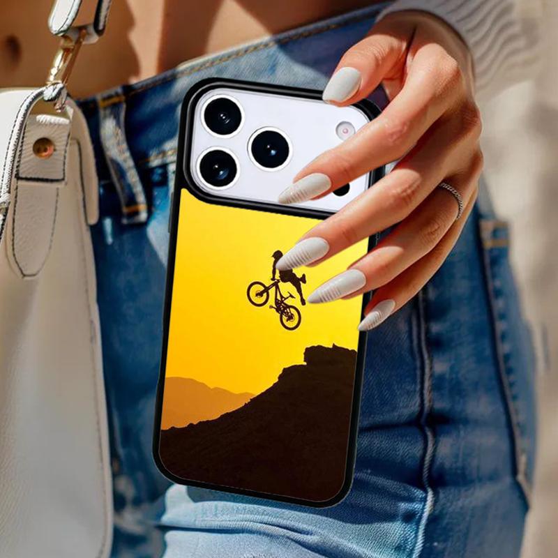 

mountain bike Bicycle MTB Phone Case For iPhone 17 Air 14 15 13 12 Max Cover For Apple 16e 11 Pro Max Plus Coque iPhone 15pro