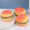 Stress Relief Toy Squishy Hamburger Stress Ball Sensory Toy Stress & Anxiety Relief Toys Pinch Decompression Toy