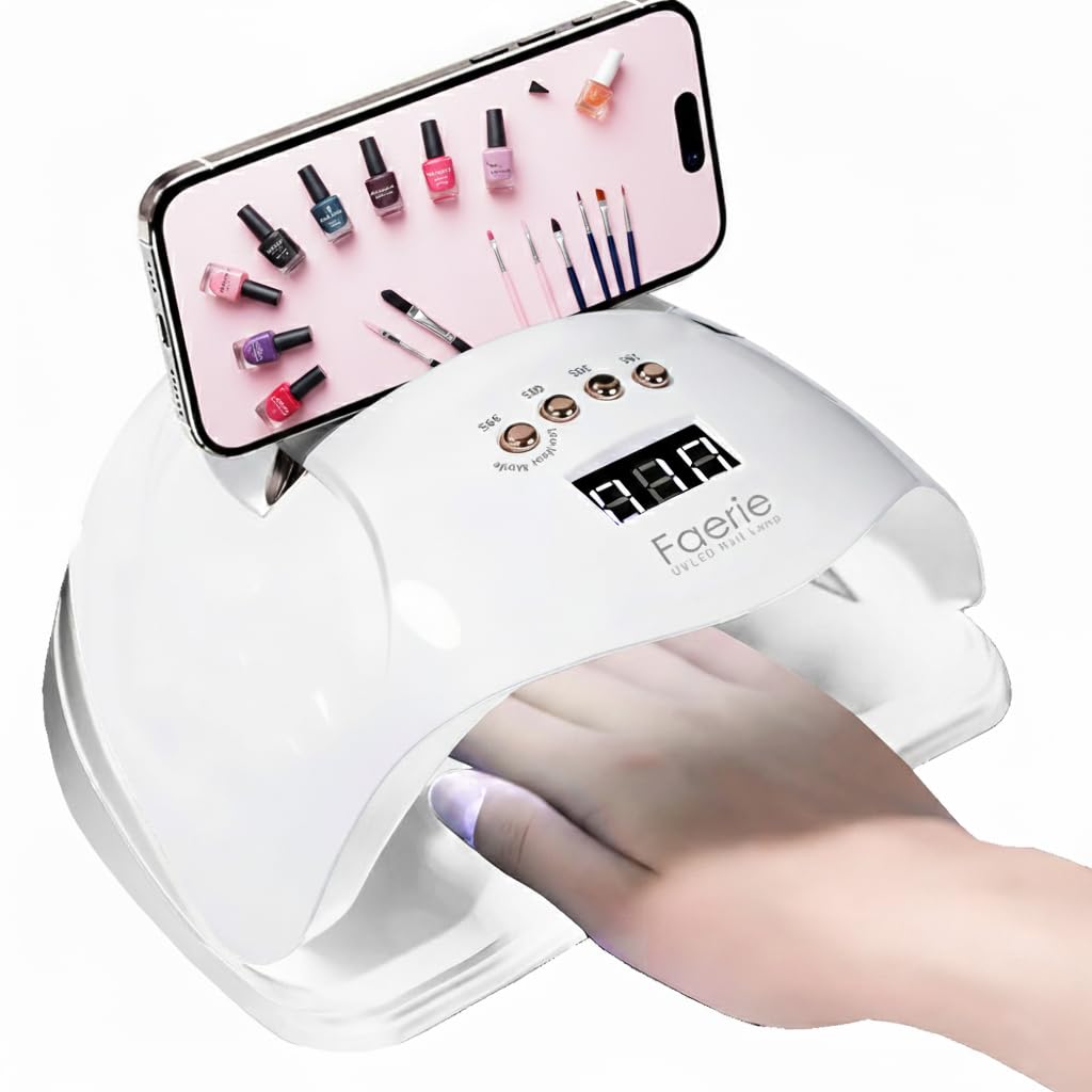 

Faerie Gel Nail 45 Gentle White LED Smartphone Low Heat Compatible with All Motion Nail Craft Resin Curing Resin Japanese Instruction Manual Included белый