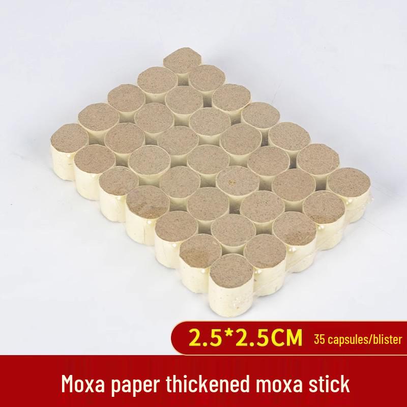 Extra Large Bold Moxa Stick with Pure Wool for Moxibustion Therapy - Aged Mugwort Coarse Stick.